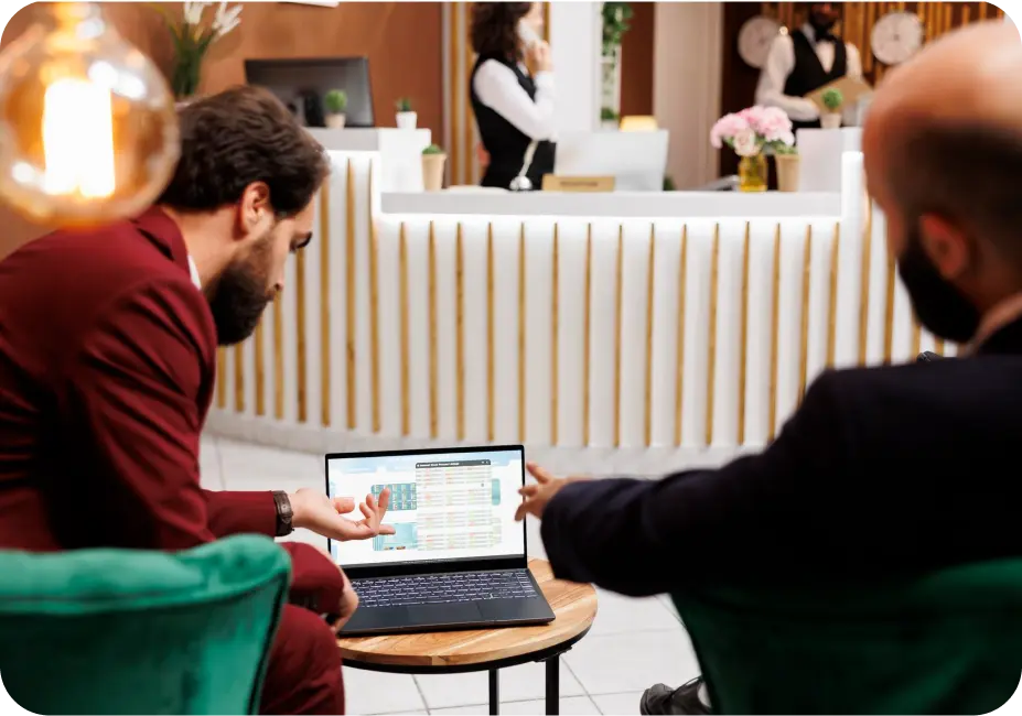 A user interacting with a car rental app on a mobile device, showing a map with available vehicles.