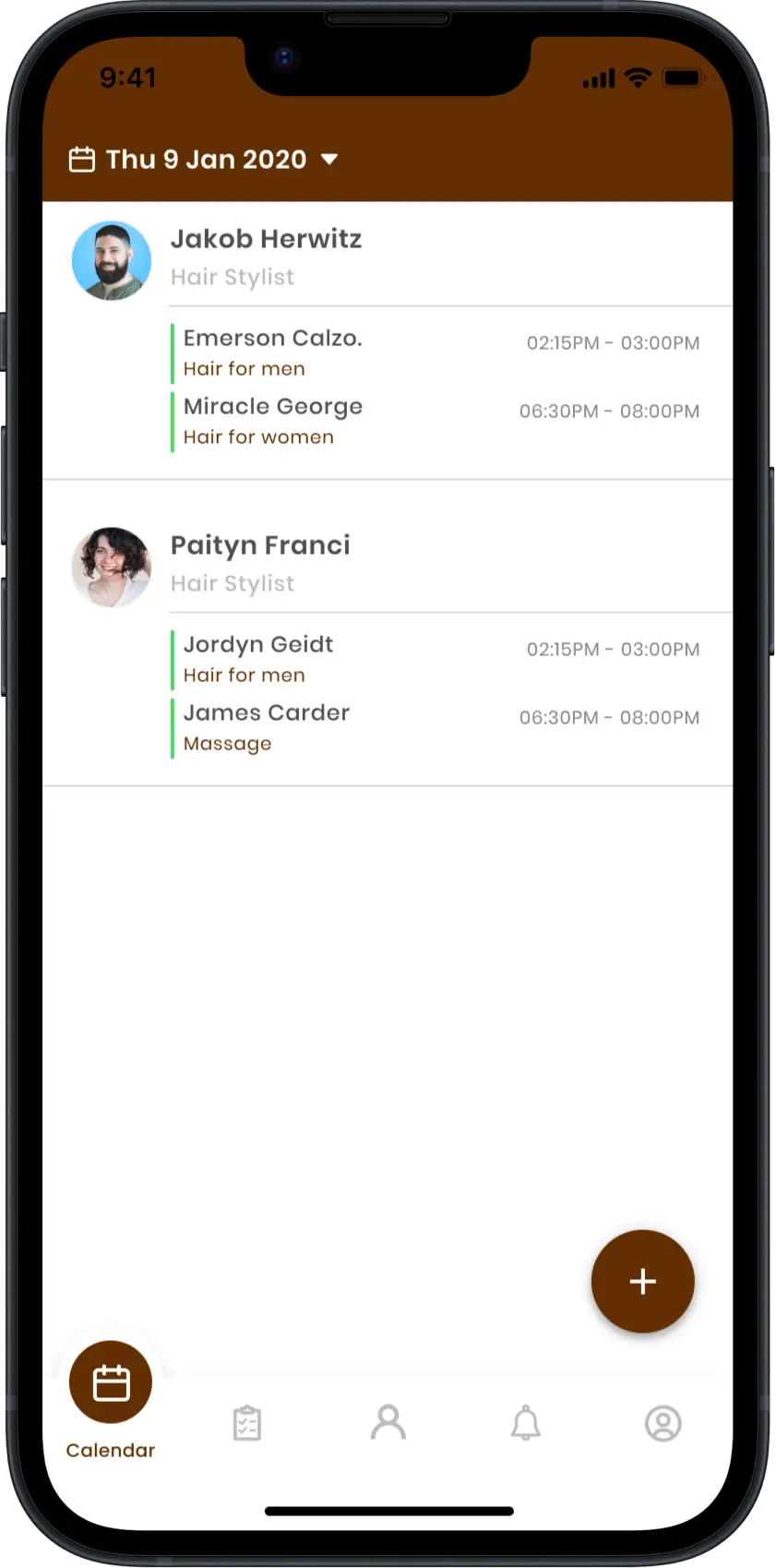 Salon Booking App - Manage Appointments