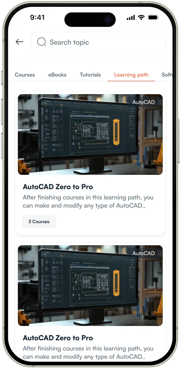 SourceCAD App Screen 5