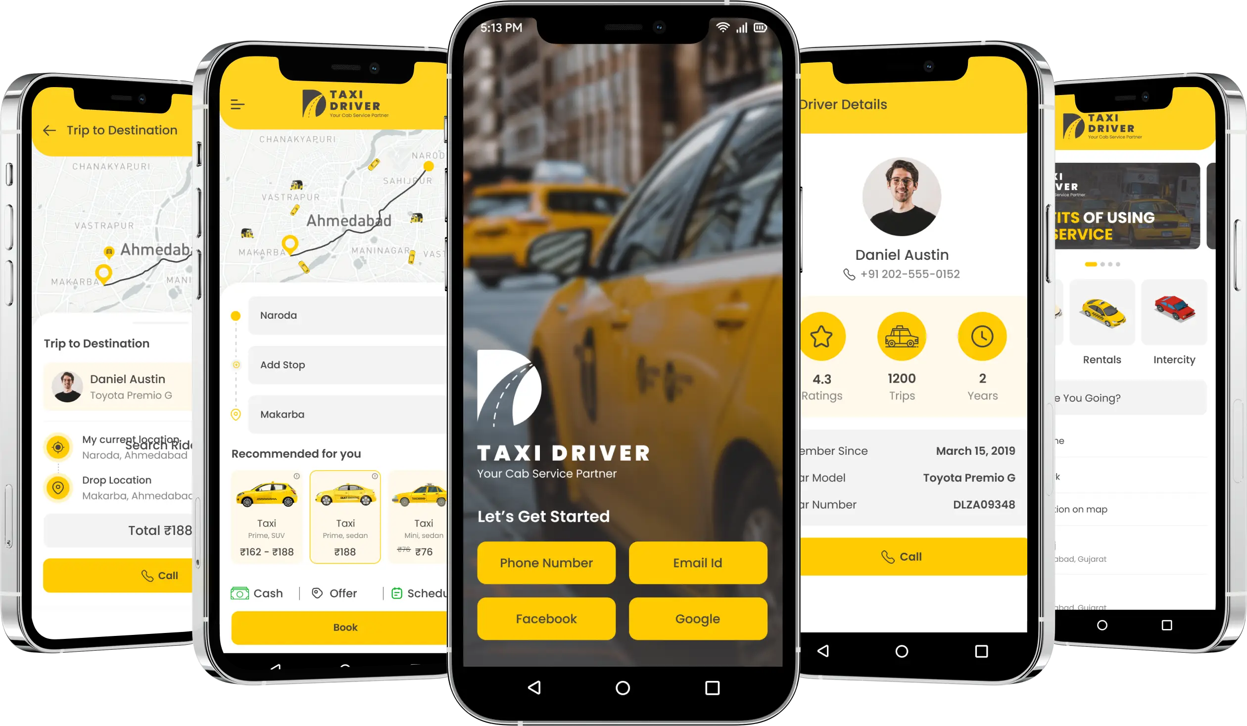 On Demand Texi Booking App