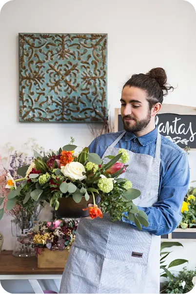 White Label Flower Delivery App Illustration